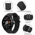 thumbnail image 3 of Fluororubber Watch Band,22mm Quick Release Watch Strap for Men and Women,Black with Black Buckle, 3 of 7
