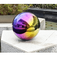 thumbnail image 6 of 10-Inch Colorful Stainless Steel Gazing Ball – Vibrant Mirror Sphere for Home, Garden, Patio, Outdoor or Indoor Decor, 6 of 9