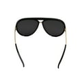 thumbnail image 3 of Unisex Large Aviator Frame Sunglasses, Black and Gold - 12 Pack, 3 of 3