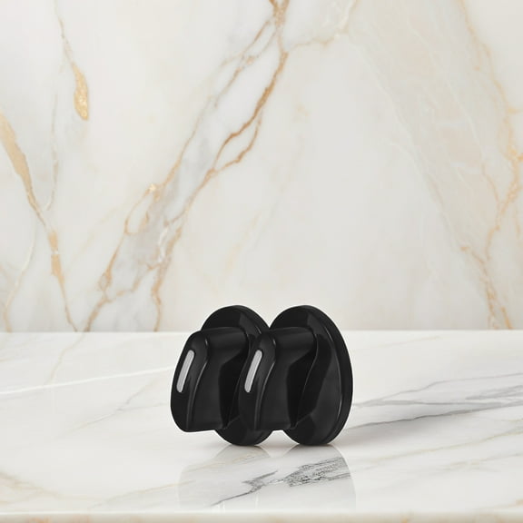 FRCOLOR 2pcs Universal Plastic Timer Knobs for Electric Pressure Cooker and Oven D-Shaped Shaft Control Knobs Replacement for Kitchen 6mm