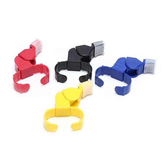 YYV Referee Coach Whistle Pealess Finger Grip Dual Chamber Ring Style Whistle for Sports Coaching Training Safety Durable Loud Sound Outdoor Referee Tool