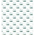 thumbnail image 3 of Ambesonne Sailboat Duvet Cover Set, Nautical Sailing Motifs, 2-Calking, White Pale Brown, 3 of 7