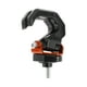 thumbnail image 1 of Gancho colgante ajustable para motocicleta, gancho doble tipo cuerno, soporte para casco y equipaje para scooters y bicicletas, negro y naranja, 1 Pc, 65mm, 1 of 7