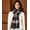 Black White Thick Scarf, variant on Women Plaid Winter Scarf Oversized Warm Wrap Stylish Fall Shawl Cozy Cold Weather Wear
