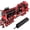 Red, variant on Large Power Tool Organizer Wall Mount with Locking Drawers,  Holder, Hammer & Pliers Rack, & 6-Outlet  Shelf - Heavy Duty Metal Tool Storage for Garage & Workshop
