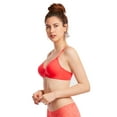 thumbnail image 2 of 6 Pieces No Wire Full Cup Plain/Lace Polka Dot Light Padded Wire Free Bra (36C), 2 of 4