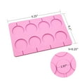 thumbnail image 4 of HYCSC 8-Well Non-Stick Silicone Lollipop Mold, Large Round Cups, 2.5" Diameter, 2 Counts, 4 of 6