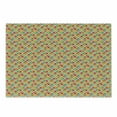 thumbnail image 1 of Retro Cutting Board, Geometric Ornament in Lively Colors and Checkered Mosaic Design, Decorative Tempered Glass Cutting and Serving Board, Small Size, Multicolor, by Ambesonne, 1 of 1