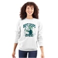 thumbnail image 3 of Popeye Best Pops Ever Thumbs Up Men's Crewneck Sweatshirt Brisco Brands M, 3 of 6