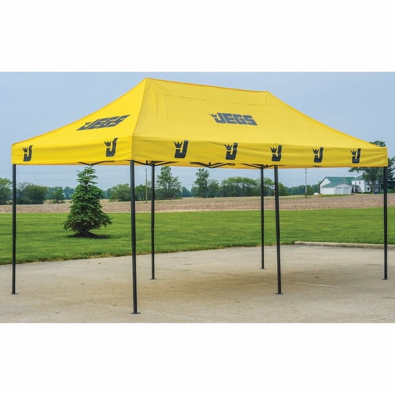 JEGS Instant-Up Canopy 10 ft. by 20 ft. Yellow