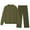 #135-Army Green, variant on Yusimy Men's Solid Color 2-Piece Crew Neck Sports Set Pullover Long Sleeve Elastic Waist Pants Casual Athletic
