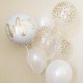 thumbnail image 5 of Globos de aluminio redondos de 18 pulgadas con estampado de purpurina dorada blanca y con la frase "Mr&Mrs Love", para decoración de bodas, San Valentín y futuras novias, 5 of 5