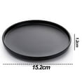 thumbnail image 2 of Plateau Rond pour Souper, Assiette Créative de Déjeuner Occidental pour Dessert et Salade, 2 of 5