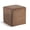 Brown, variant on Meridian Furniture Roy Cream Ottoman/Stool
