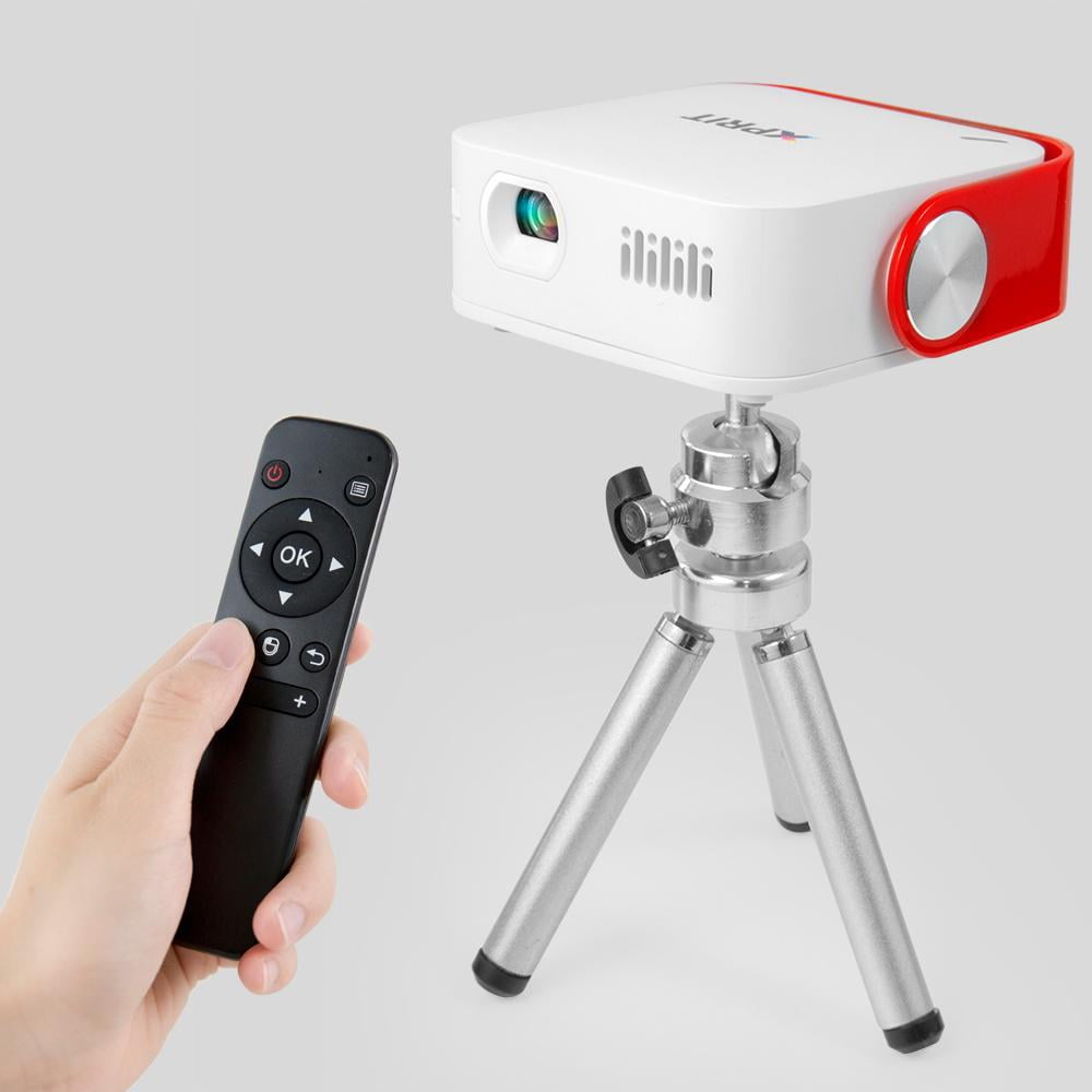 Portable Projector with WiFi & Bluetooth, Android 7.1, Remote Control