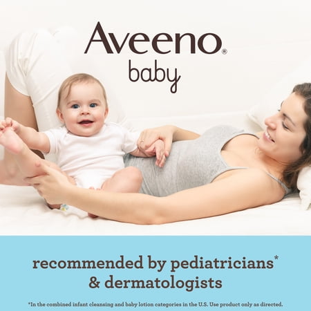 Aveeno Baby All Over Baby Wipes For Sensitive Skin with Oat and Aloe, Alcohol Free & Unscented, 64 Ct