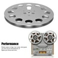thumbnail image 4 of 7x1/4 Inch Takeup Reel, Universal 11 Wind Resistance Holes Empty Tape Reel with Effcient Performance, Empty Tape Reel for Recording Erasing Rerecording, 4 of 8