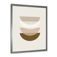thumbnail image 2 of Designart 'Abstract Moon and Sun Geometric Print III' Modern Framed Art Print, 2 of 4