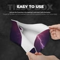 thumbnail image 3 of Sikiie Thunderstorm Violet Purple Leather Tissue Box Cover Rectangle, Long Tissue Box Cover, Tissue Box Holder, Tissue Holder for Bathroom, 3 of 7