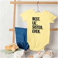 thumbnail image 4 of Best Big Sister Ever Older Sibling Bodysuit Jumper Girls Infant Baby Brisco Brands 12M, 4 of 6