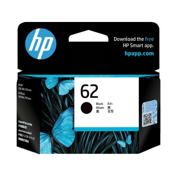 Cartucho de Tinta HP 62XL Color Negro Original C2P05AL