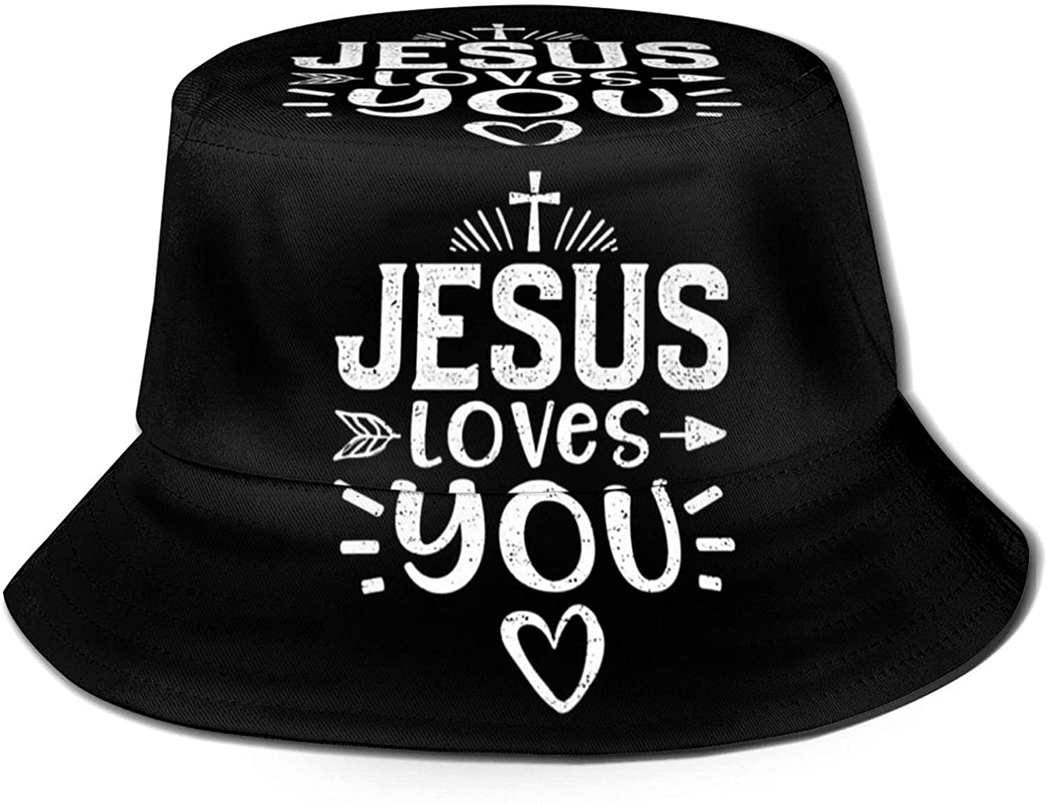 Jesus Loves me Bucket Hat Travel Summer 