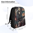 thumbnail image 4 of Goofa The Nightmare Before Christmas Pattern Large Capacity Backpack – Padded Laptop Compartment, Ergonomic Design for School, Work, Travel, and Outdoor Activities, 4 of 8