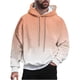thumbnail image 2 of Sudadera con capucha para hombre, estilo casual, con cuello redondo, estampado, manga larga, blusa de poliéster, 2 of 6