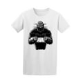 thumbnail image 2 of Grunge Vintage Bigfoot Mugshot T-Shirt Men -Image by Shutterstock, Male 3X-Large, 2 of 4