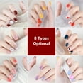 thumbnail image 3 of Yeacher 24PCS Fake Nails Tips Set Different Sizes Natural French Short False Nails Tips Full Cover Acrylic Artificial Nails for Nail Salons & DIY Nail Art Tool, 3 of 7