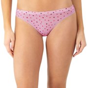Women's Maidenform® Barely There Invisible Look Thong Panty DMBTTG Color: Heart Lilac Print Size: 9