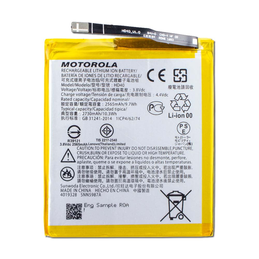 HD40 Lithiumion Battery for Motorola Moto Z2 Force