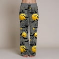 thumbnail image 2 of adviicd Women's Halloween Joggers | Baggy Cute Print Pajama Pants for Spooky Season (Dark Gray, L), 2 of 6