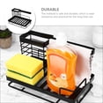 thumbnail image 3 of VERDANVERSE Organizador De Fregadero Negro Para Cocina Con Soporte Para Esponja Y Jabón Práctico, 3 of 8