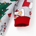 thumbnail image 5 of Conjuntos de pijamas navideños a juego para toda la familia con estampado de casitas de jengibre, 5 of 5