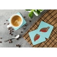 thumbnail image 3 of Carolines Treasures BB8130FC Chinese Painted or King Quail Blue Check Foam Coaster, Set of 4, 3 of 3