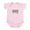 Petal Pink, variant on CafePress - Triplets Barcode Infant Bodysuit - Baby Light Bodysuit, Size Newborn - 24 Months