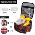 thumbnail image 2 of World Wrestling Entertainment Lunch Bag Reusable Lunch Tote Bag Insulated Portable Lunch Box For College Work Office Picnic 10x8x4 Inch, 2 of 9