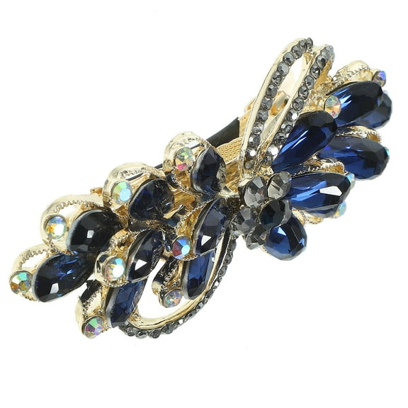 NIAIZEK Rhinestone Hair Clip Set, Alloy Barrette Accessories for Women, Elegant Formal Event Hair Jewelry, 1 Set