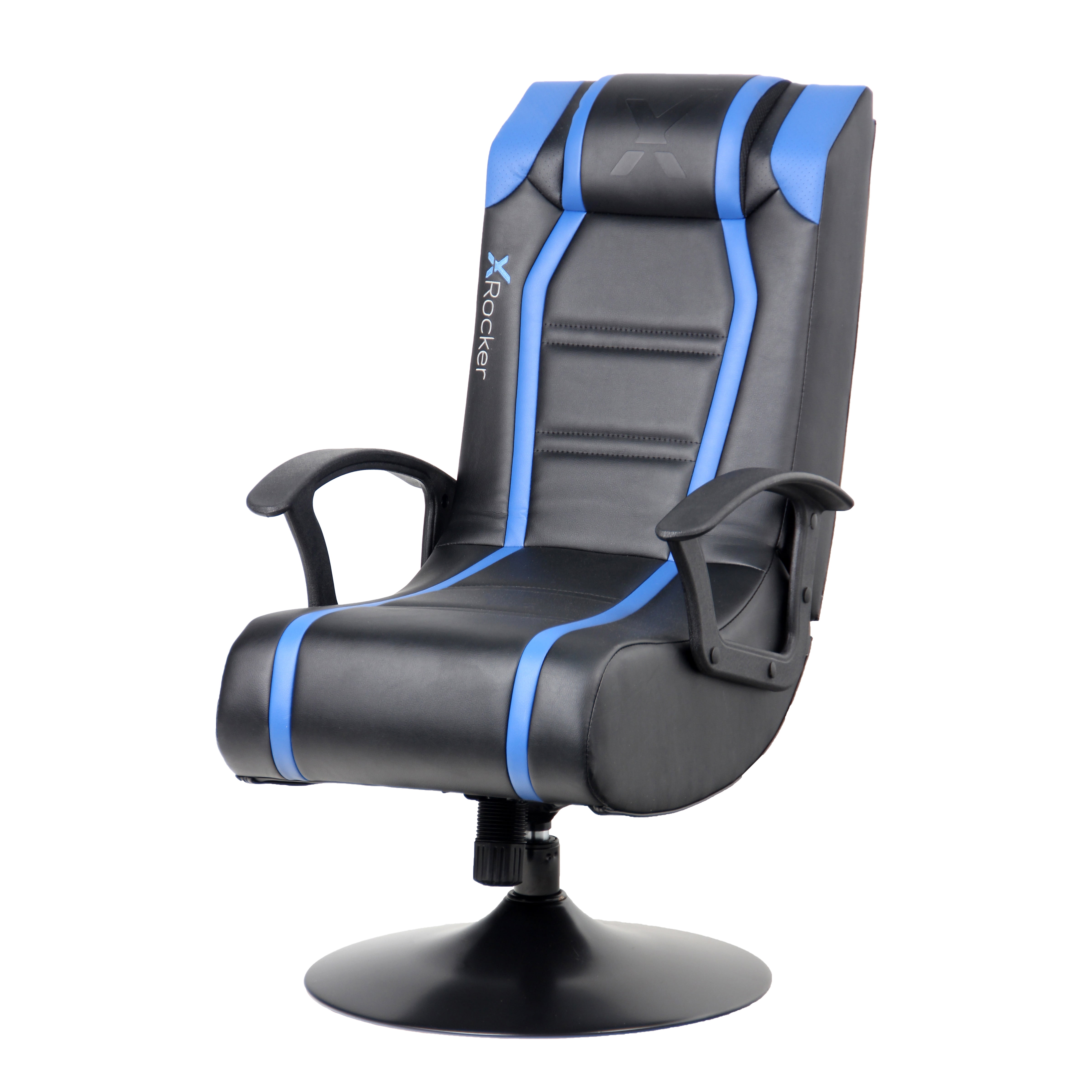 X Rocker Veleno 2.1 Junior Bluetooth Pedestal Gaming Chair Blue