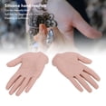 thumbnail image 4 of Modelo De Mano De Maniquí Masculino De Silicona, Modelo De Mano Masculino De Silicona 1 Par Multiusos Flexible Reutilizable Para Mostrar Joyas, 4 of 7