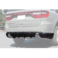 thumbnail image 2 of Replacement For 2014-Present Dodge Durango Models | Performance Style ABS Plastic - Matte Black Rear Bumper Dual Tips Diffuser, 2 of 15