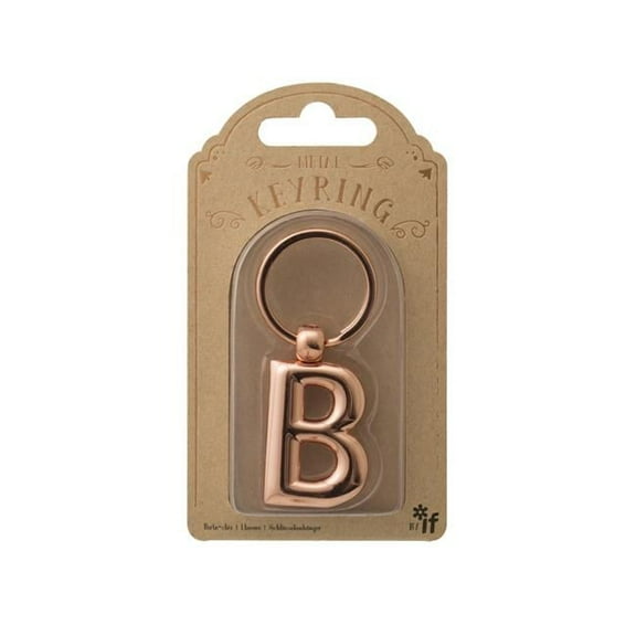 Copper Letter Keyrings, Letter B