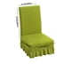 thumbnail image 3 of Funda de asiento de silla universal, gruesa y de alta elasticidad | Gran elasticidad, se adapta a la mayoría de las sillas | Decoración para cocina y comedor | Tejido de poliéster en verde, caqu, 3 of 6