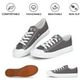 thumbnail image 2 of JENN ARDOR Canvas Shoes Women Sneaker Low Top Shoes Tennis Platform Lace Up Sneakers, 2 of 6