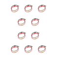 thumbnail image 1 of Sonducket 2 Pieces Tibetan Copper Beads Bracelet Bangle Lover Buddhist Drawstring Women Men Braided Lucky Hand Handmade Chain Cord 15-22cm 10Conjunto, 1 of 6