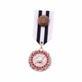thumbnail image 2 of Broche de tela a rayas Sunnimix estilo F para mujeres y hombres, 2 of 8