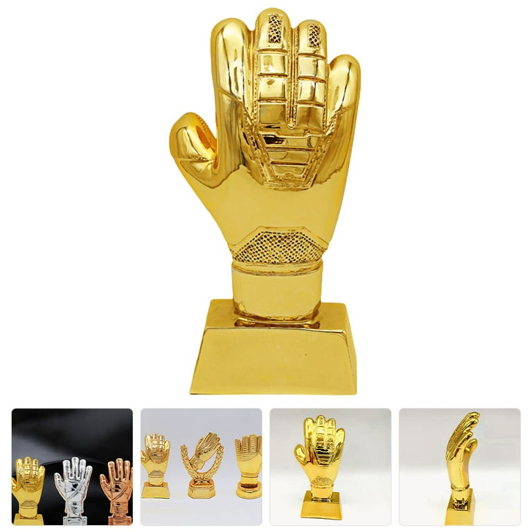 Trophy Soccer Cup Award Glove Decor Trophies Cups Trophys Football School  Resistant Compact Wear Exquisite Golden Match 
