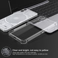 thumbnail image 3 of For Nothing Phone 2 Shockproof Case Clear TPU Rubber Soft Skin Back Cover, 3 of 5