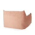 thumbnail image 4 of Pink Velvet Bean Bag Chair with Armrests Modern Design for Your Comfortable Living Space, 4 of 6